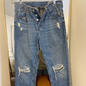 Destructed Denim Jeans